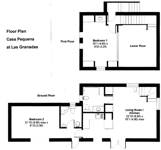 Casa Pequena floor plan