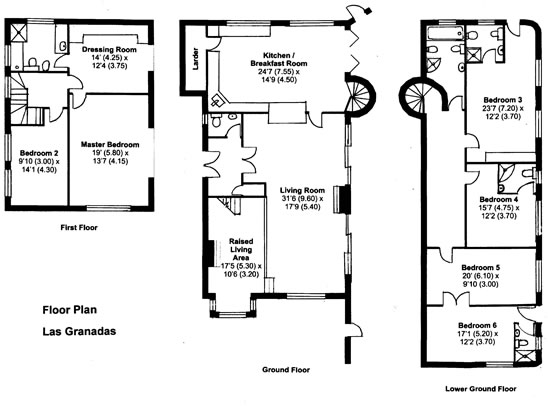 Las Granadas floor plan
