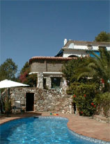 View of the house from the pool