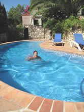 Swimming in the pool